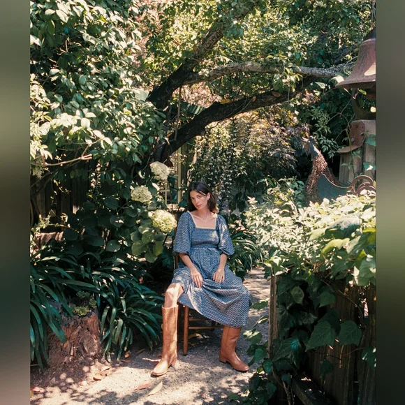 NWOT Christy Dawn Katrina in aster indigo, xlarge - Picture 5 of 12